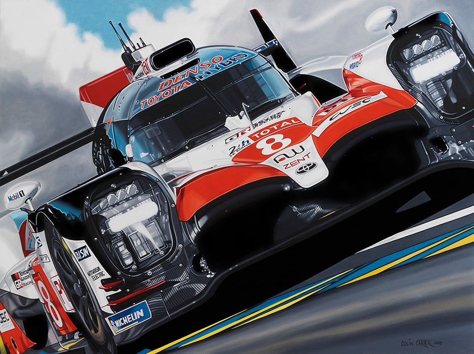 Fernando Alonso 24hr Le Mans Toyota Giclee