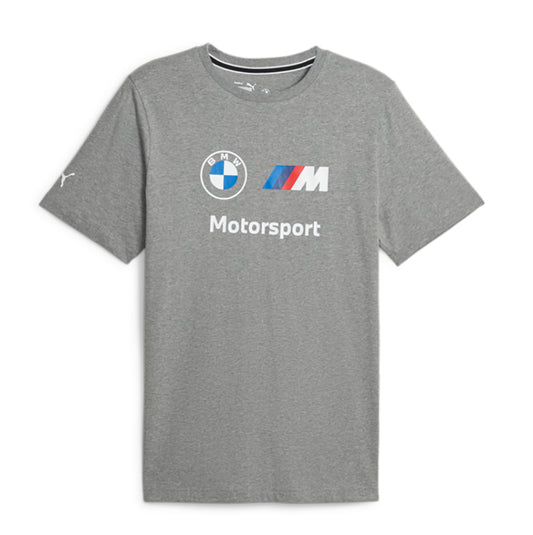 Puma BMW M Motorsport ESS Logo Men's Tee Gray