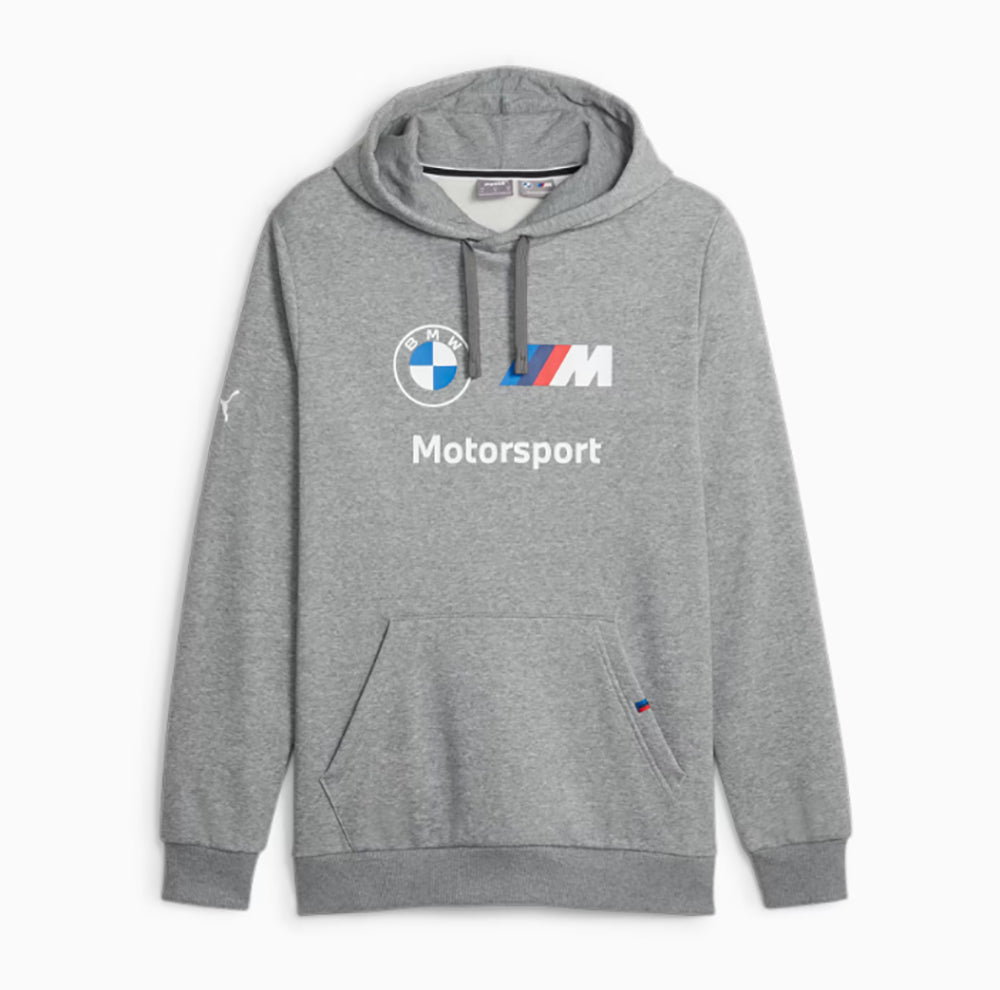 Puma BMW MMS ESS Hooded Fleece Gray