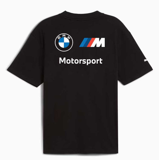 BMW M Motorsport Stacked Logo Tee Black