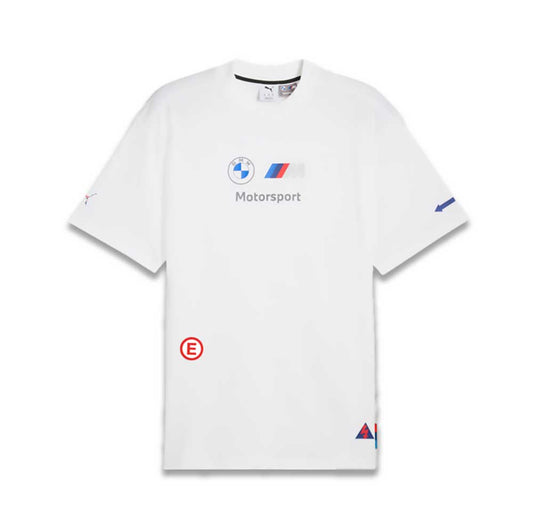 BMW M Motorsport Badge Logo Tee White