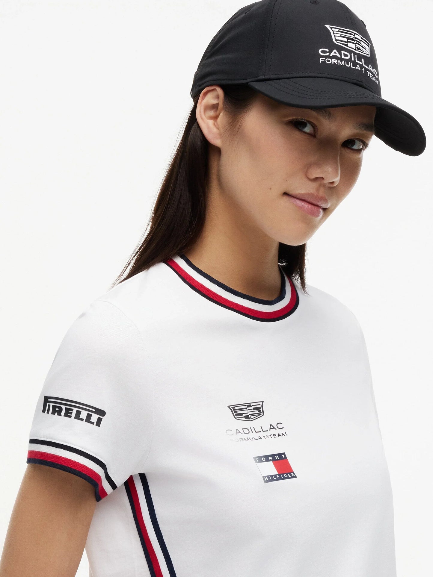 Cadillac F1 Racing Ladies Team Tee Shirt White