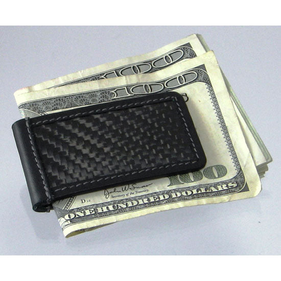 Carbon Fiber Money Clip Black