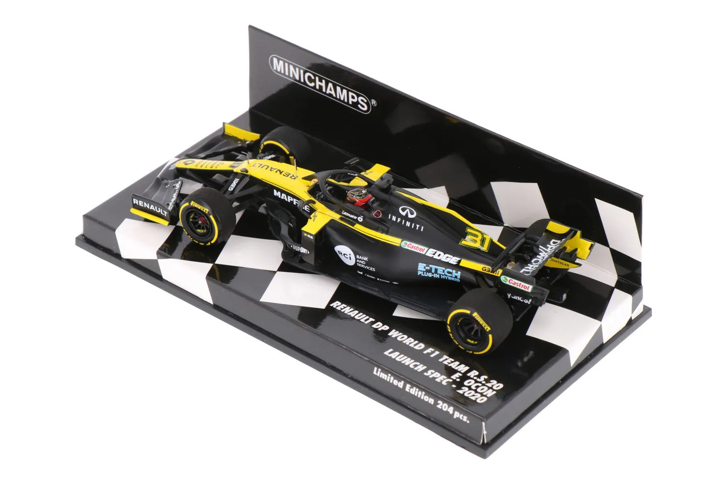 1:43rd Renault DP World F1 RS20 Esteban Ocon #31 Launch Special 2020