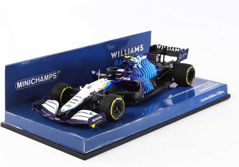 Williams Racing FW43B Nicholas Latifi Bahrain GP 2021