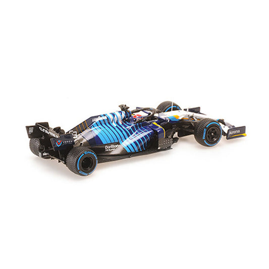 1:43rd Williams Racing Mercedes FW43B George Russell - 2nd Place Belgian GP 2021