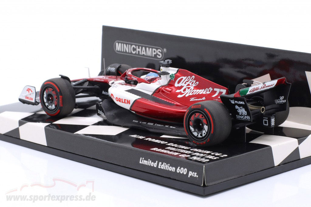 1:43rd Alfa Romeo Racing C42 Valtteri Bottas #77 2022