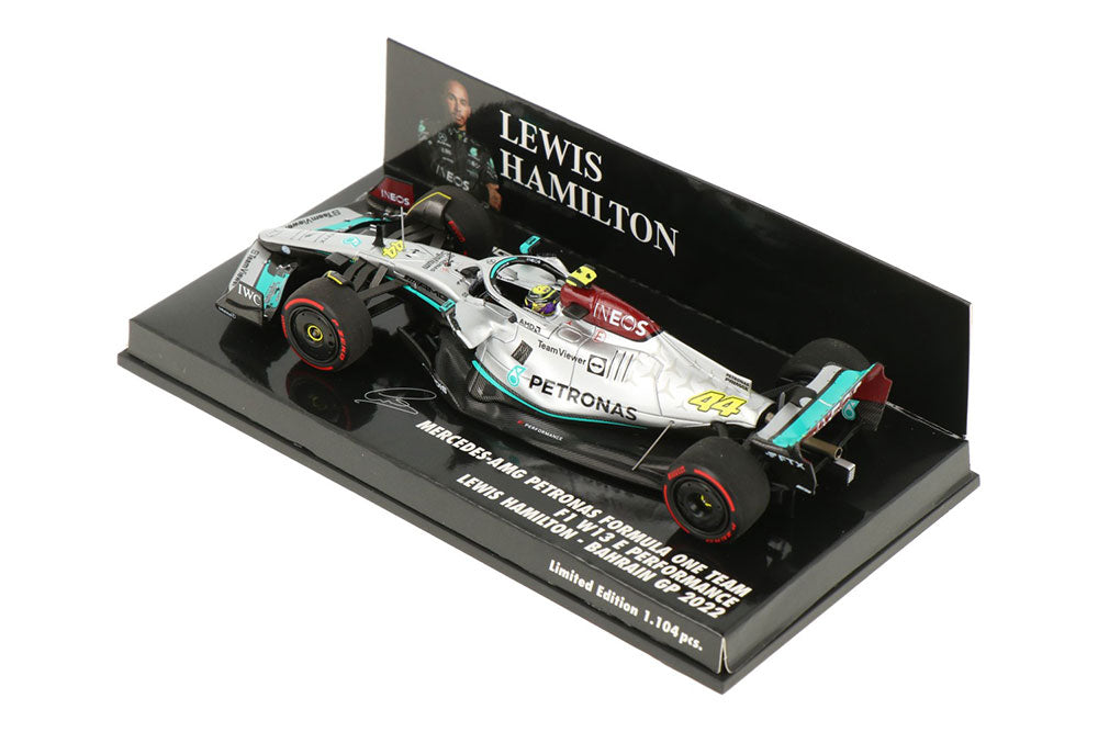 1:43rd Mercedes AMG Petronas F1 Lewis Hamilton #44 2022 Bahrain GP