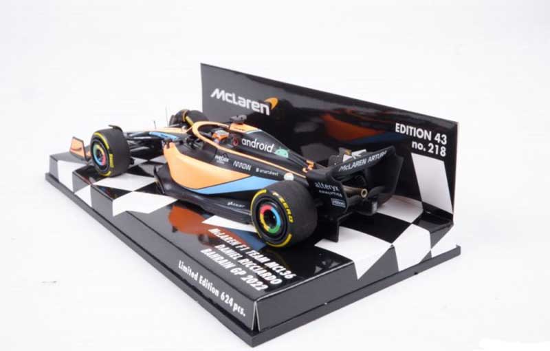 1:43rd McLaren F1 MCL36 Daniel Ricciardo #3 2022