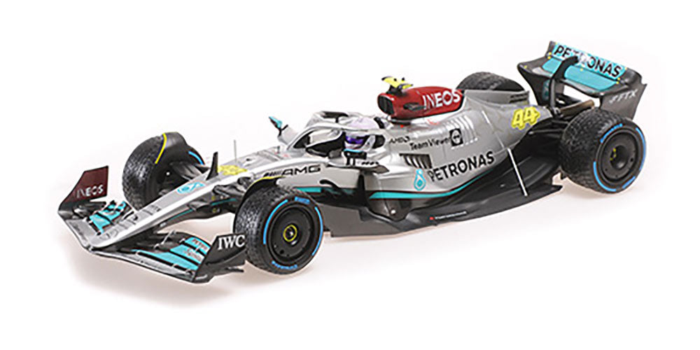 1:18th Mercedes-AMG Petronas F1 W13 Lewis Hamilton Monaco GP 2022 Rain Tires