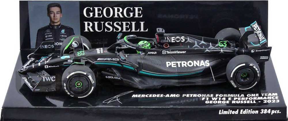 Mercedes AMG Petronas F1 W14 George Russell 2023