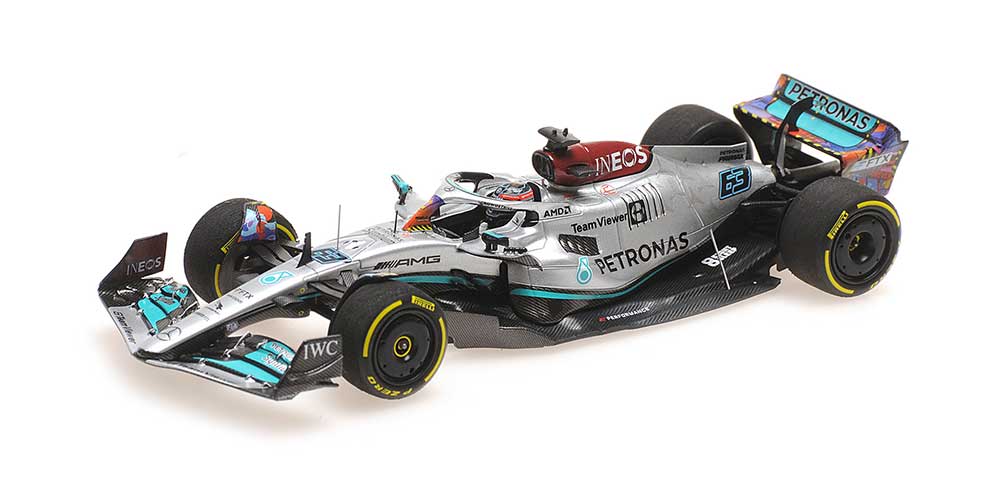 1:43rd Mercedes AMG F1 W13 George Russell #63 Miami GP 2022