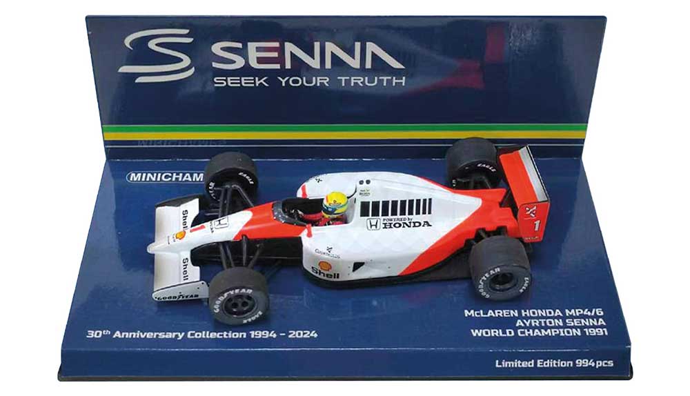 1:43rd McLaren Honda MP4/6 Ayrton Senna 1991 World Champion