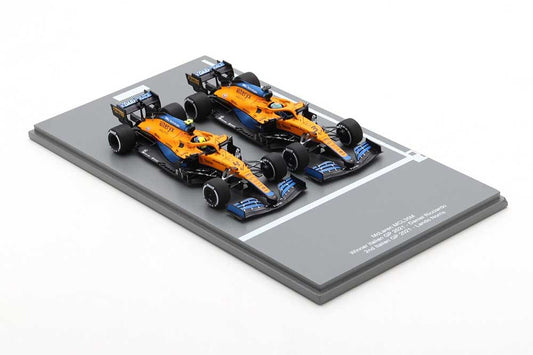 1:43rd McLaren MCL35M Ricciardo-Norris Italian GP 1-2 Finish Set 2021