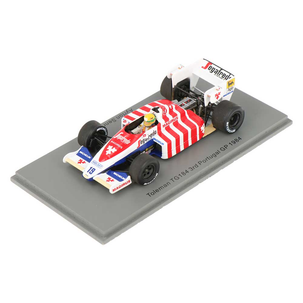 1:43rd Toleman TG184 #19 Ayrton Senna 3rd Place Portugal GP 1984