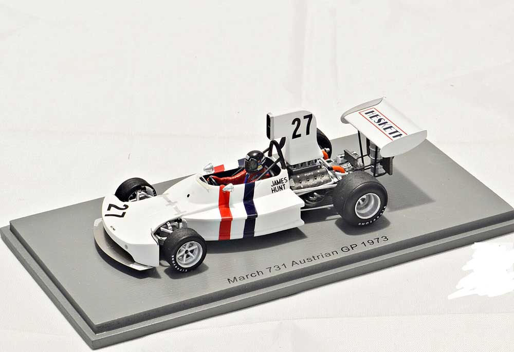 1:43rd March 731 James Hunt #27 Austrian Grand Prix 1973