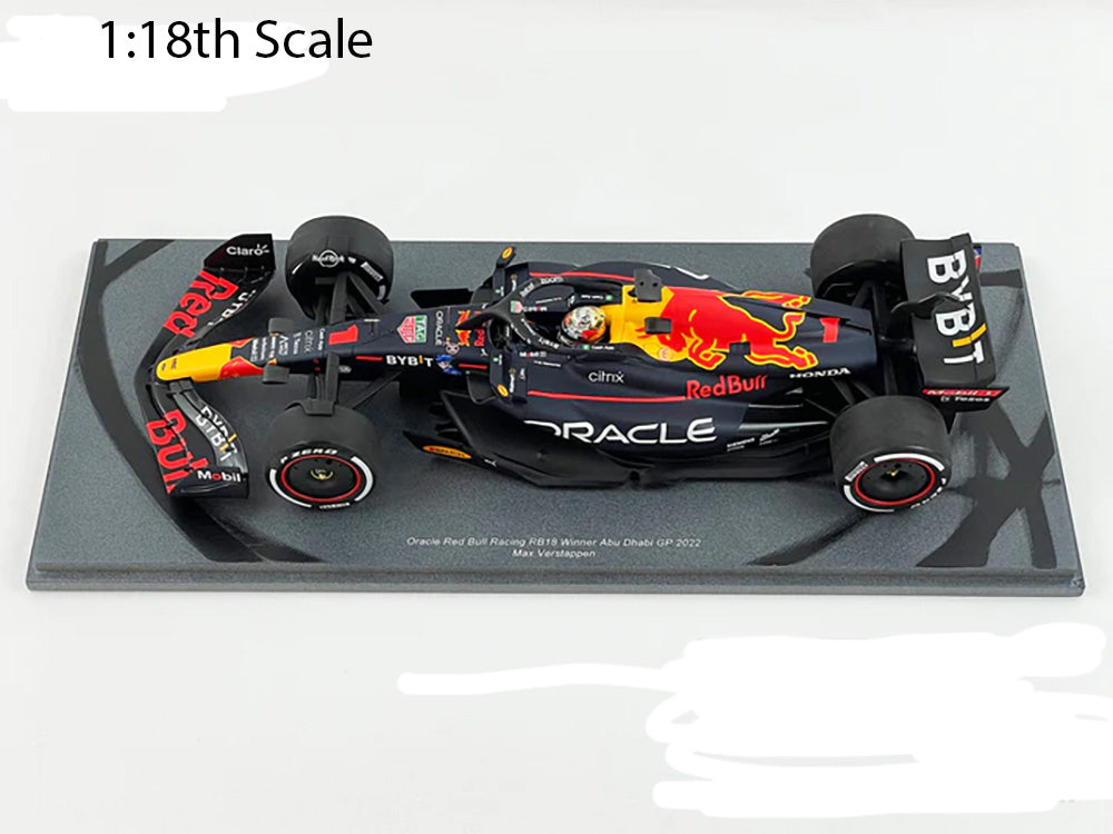 Red Bull Racing Honda RB18 Max Verstappen #1 Abu Dhabi GP Win World Champ 2022