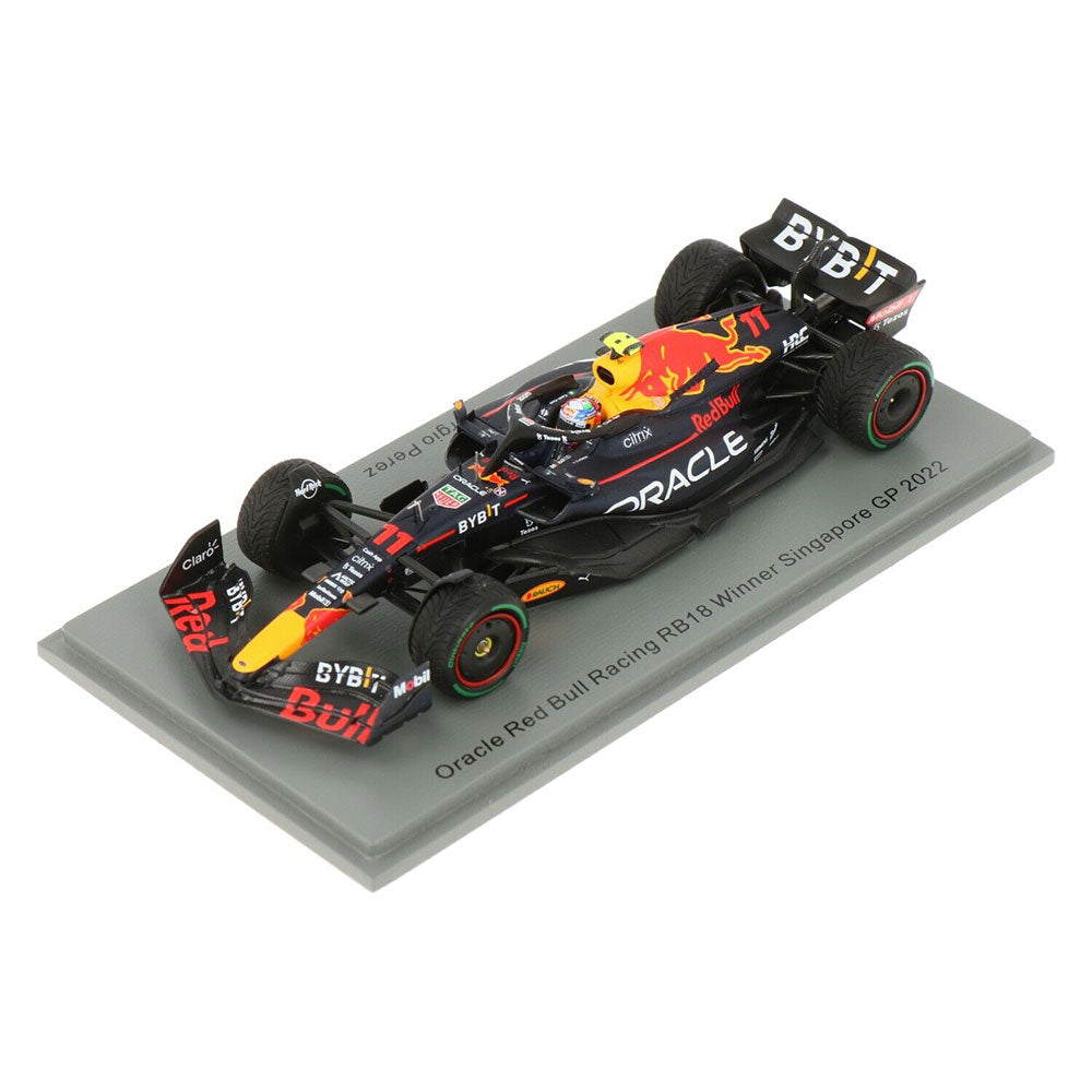 Red Bull Racing Honda RB18 Sergio Perez #11 Winner Singapore GP 2022