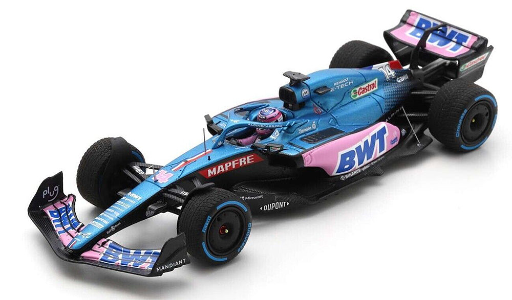 1:18th Alpine A522 #14 Fernando Alonso 7th Monaco GP 2022