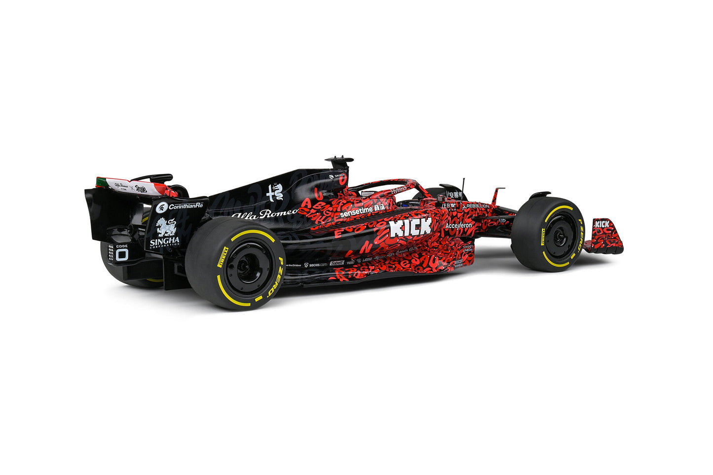 1:18th Alfa Romeo C42 Team X F1 Boogie Art Car 2023