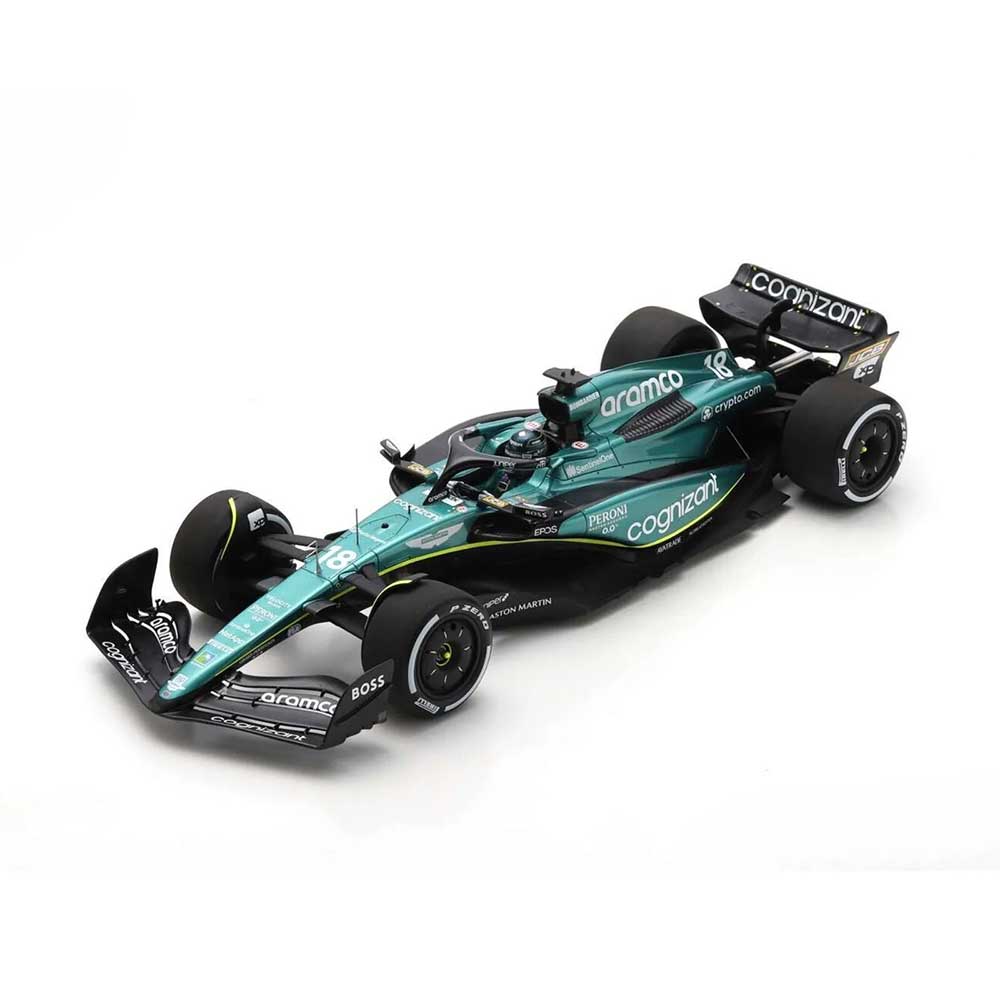 1:18th Aston Martin AMR23 #18 Lance Stroll 6th Bahrain GP 2023