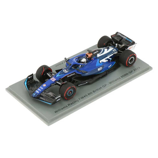 Spark 1:43 Williams F1 FW45 Alex Albon 800th GP 2023