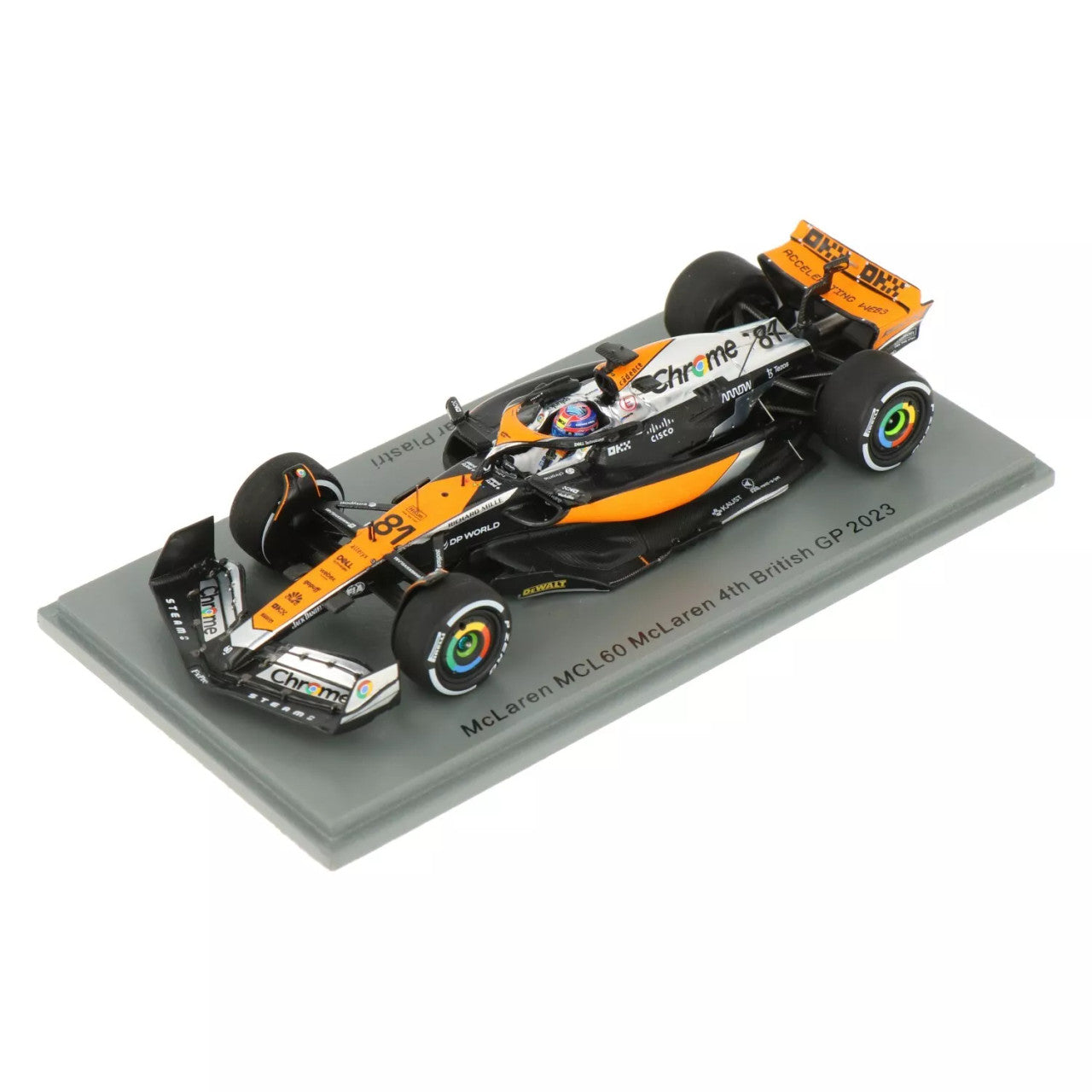 1:43 McLaren MCL60 #81 Oscar Piastri 4th Place British GP 2023