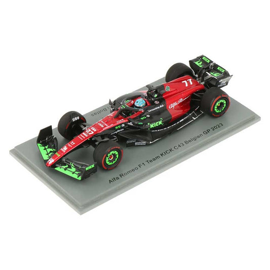 1:43rd Alfa Romeo Racing Valtteri Bottas Belgian GP 2023