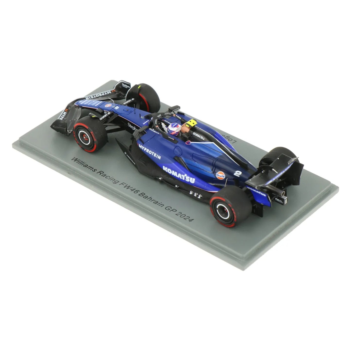 1:43rd Williams Racing FW46 Logan Sargeant Bahrain GP 2024