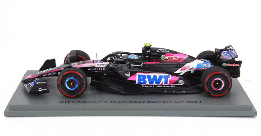 1:43rd BWT Alpine F1 Team A524 Pierre Gasly #10 Bahrain GP 2024