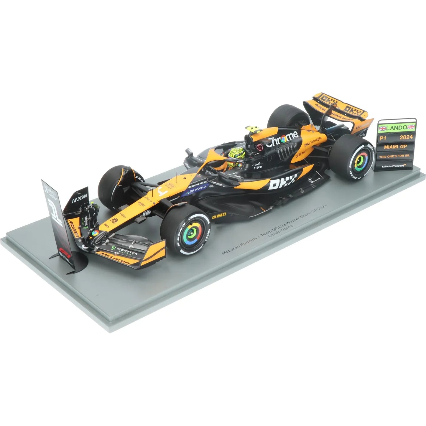 1:18th McLaren F1 MCL38 Lando Norris #4 Miami GP 2024