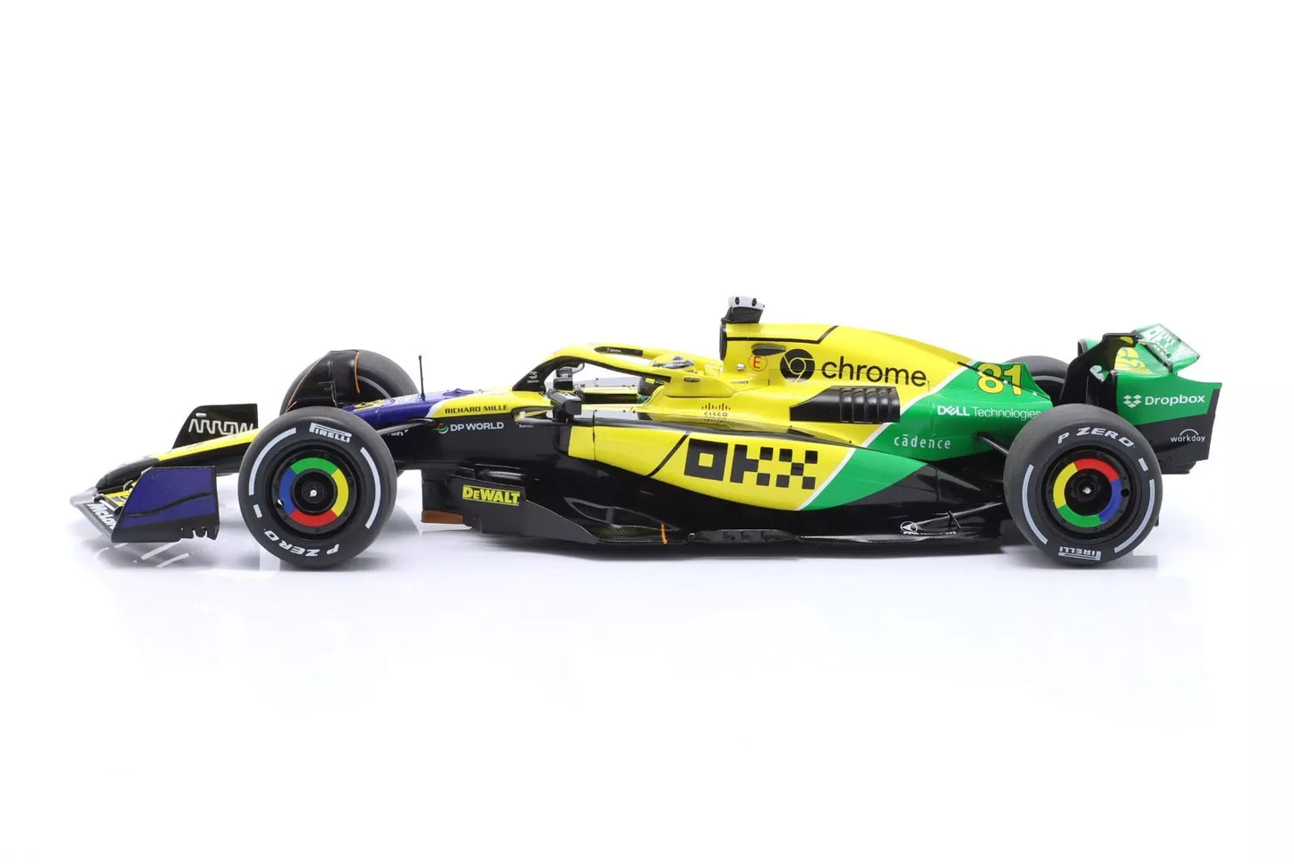 1:18th McLaren F1 MCL38 Oscar Piastri #81 Monaco GP 2024