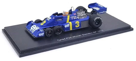1:43rd Tyrrell P34 Jody Scheckter #3 Sweden GP Win 1976