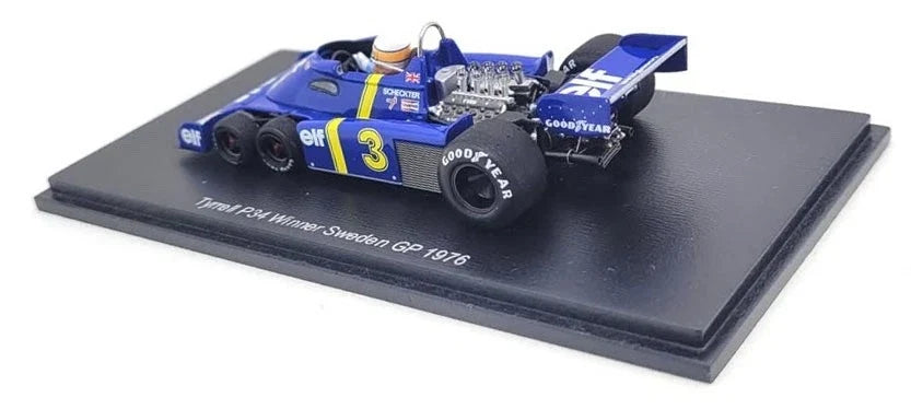 1:43rd Tyrrell P34 Jody Scheckter #3 Sweden GP Win 1976