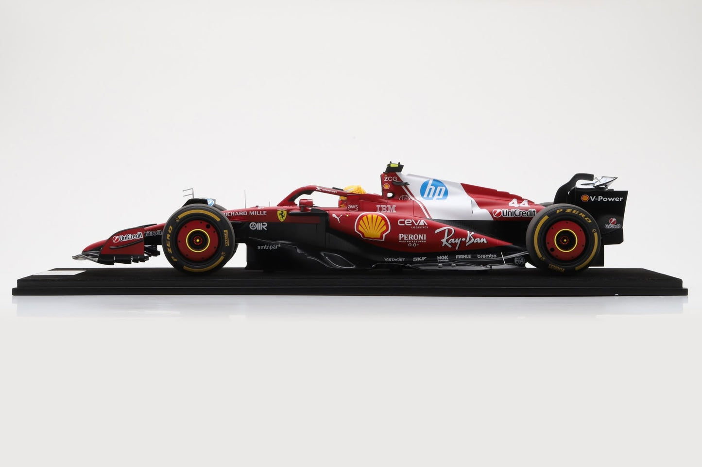 1:12th Scuderia Ferrari F1 SF25 Lewis Hamilton #44 China GP Sprint Race Win Red