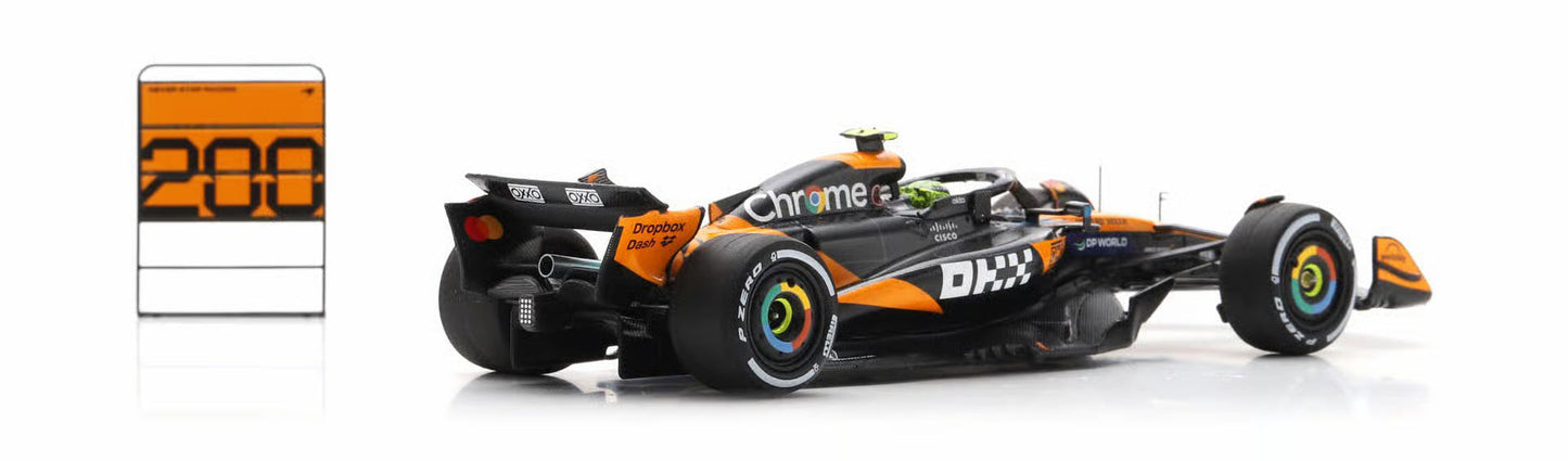 1:43rd McLaren MCL39 Lando Norris Hungary GP 200th Team Win 2025
