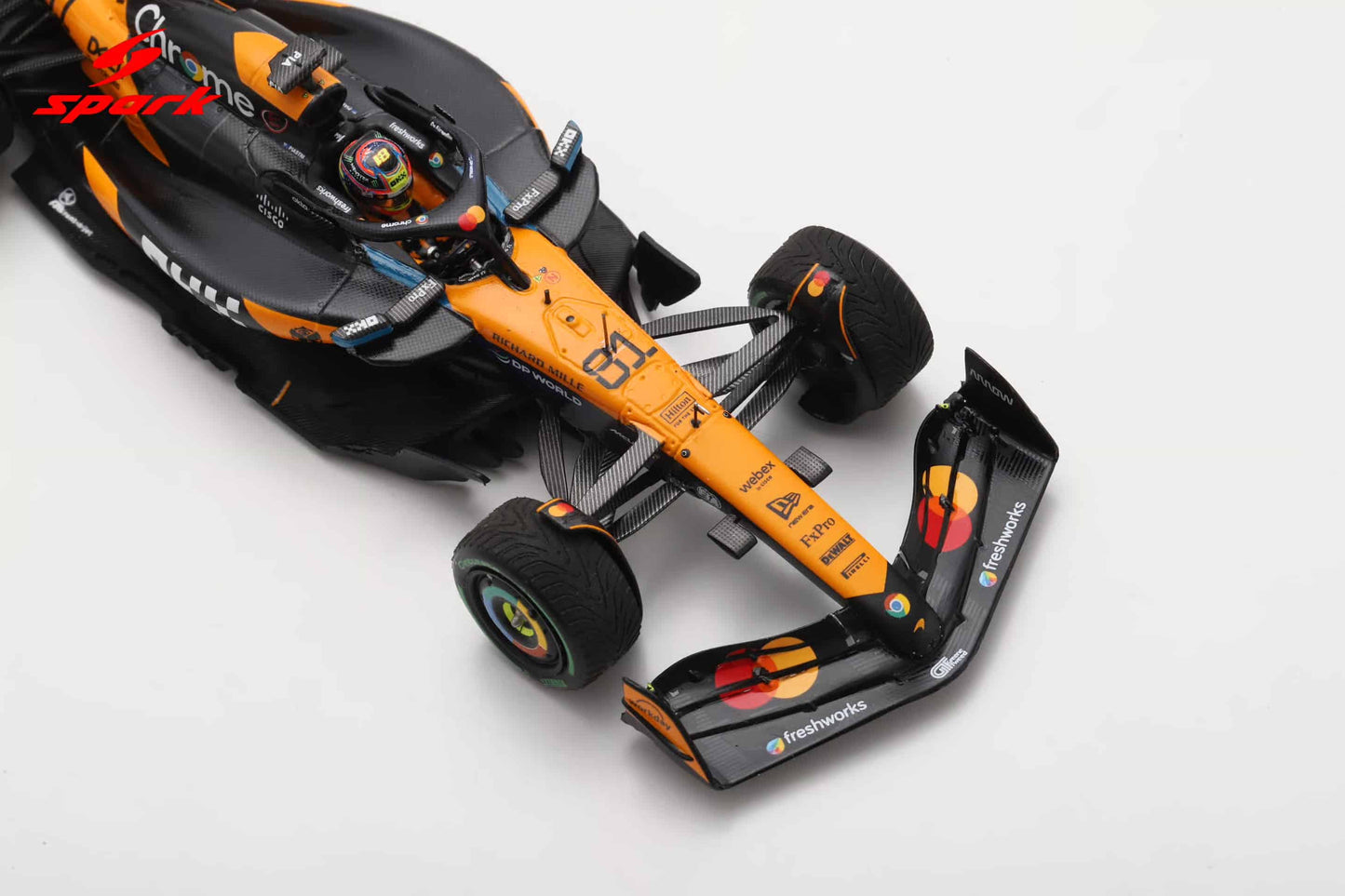 1:43rd McLaren MCL39 Oscar Piastri #81 Belgian GP Win 2025