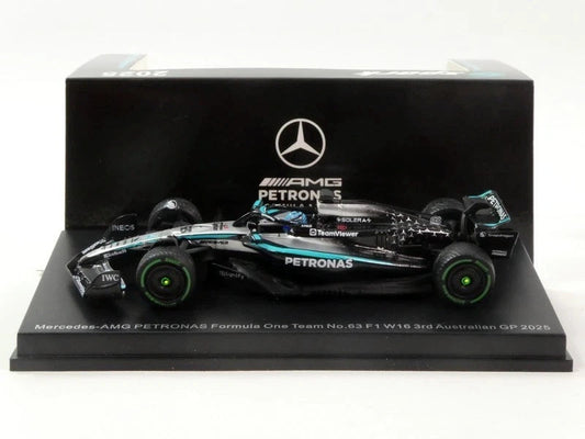 1:64th Mercedes AMG Petronas F1 W16 George Russell #63 2025