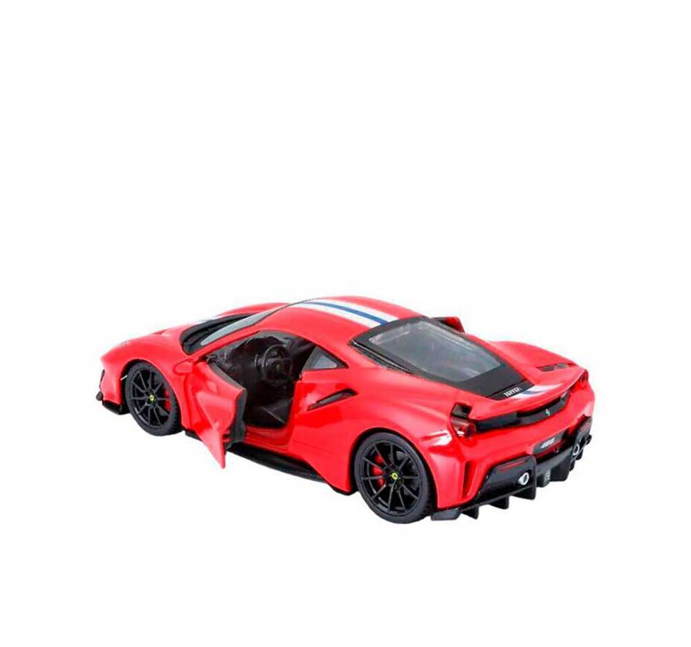 1:24th Ferrari 488 Pista Red with Stripes