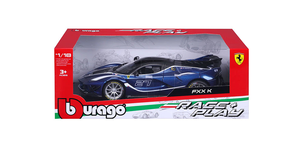 1:18th Ferrari FXX K Evo #27 Blue