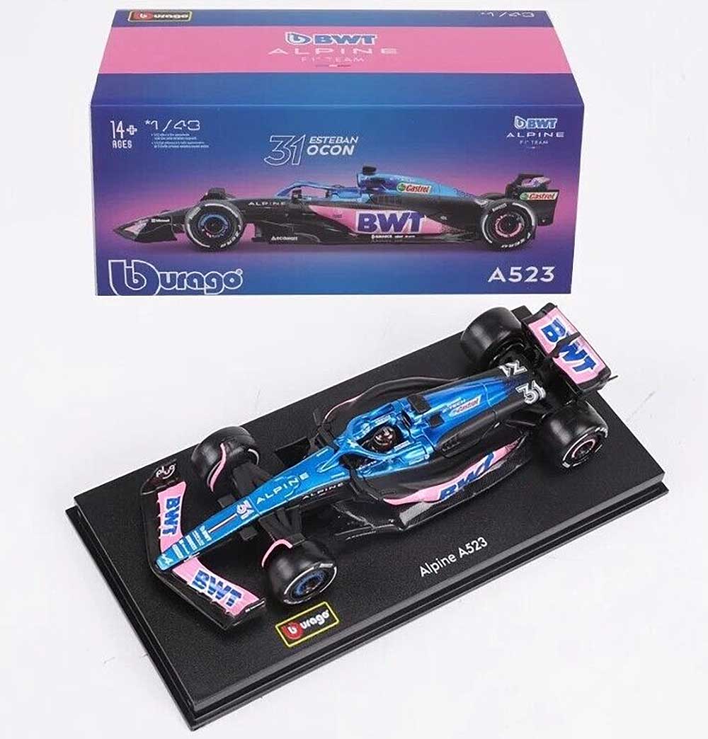 1:43rd Scale BWT Alpine F1 Team A523 Esteban Ocon #10