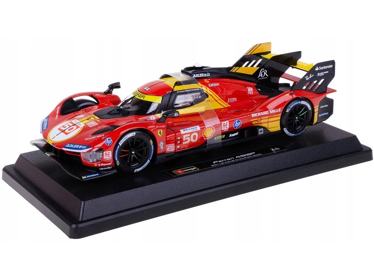 1:24th Ferrari Racing 499P LMH Winner Le Mans 2024 #50 Red
