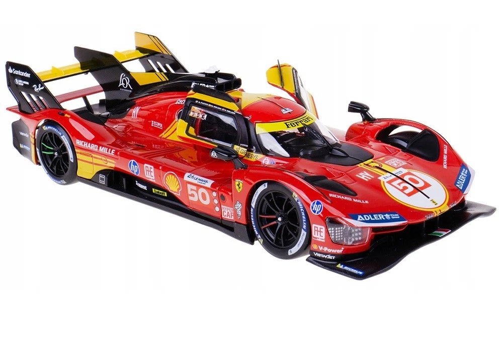 1:24th Ferrari Racing 499P LMH Winner Le Mans 2024 #50 Red