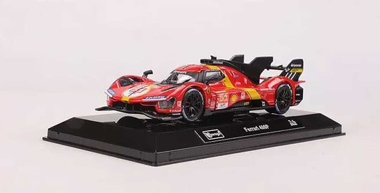 1:43rd Scale Ferrari Racing 499P LMH 2023 Le Mans Win Red