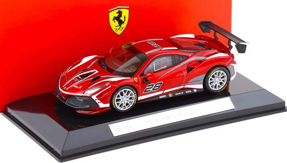 1:43 Racing Ferrari 488 Challenge EVO 2020 #28 Red