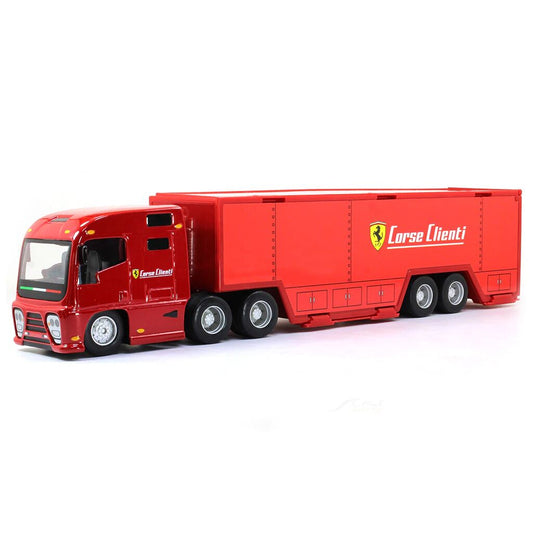 1:43rd Ferrari Race Hauler and Trailer Set