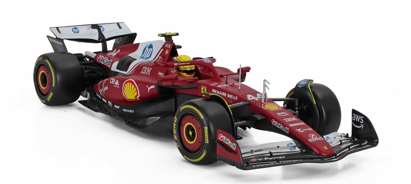 1:43rd Scuderia Ferrari F1 SF-25 Lewis Hamilton #44 Red