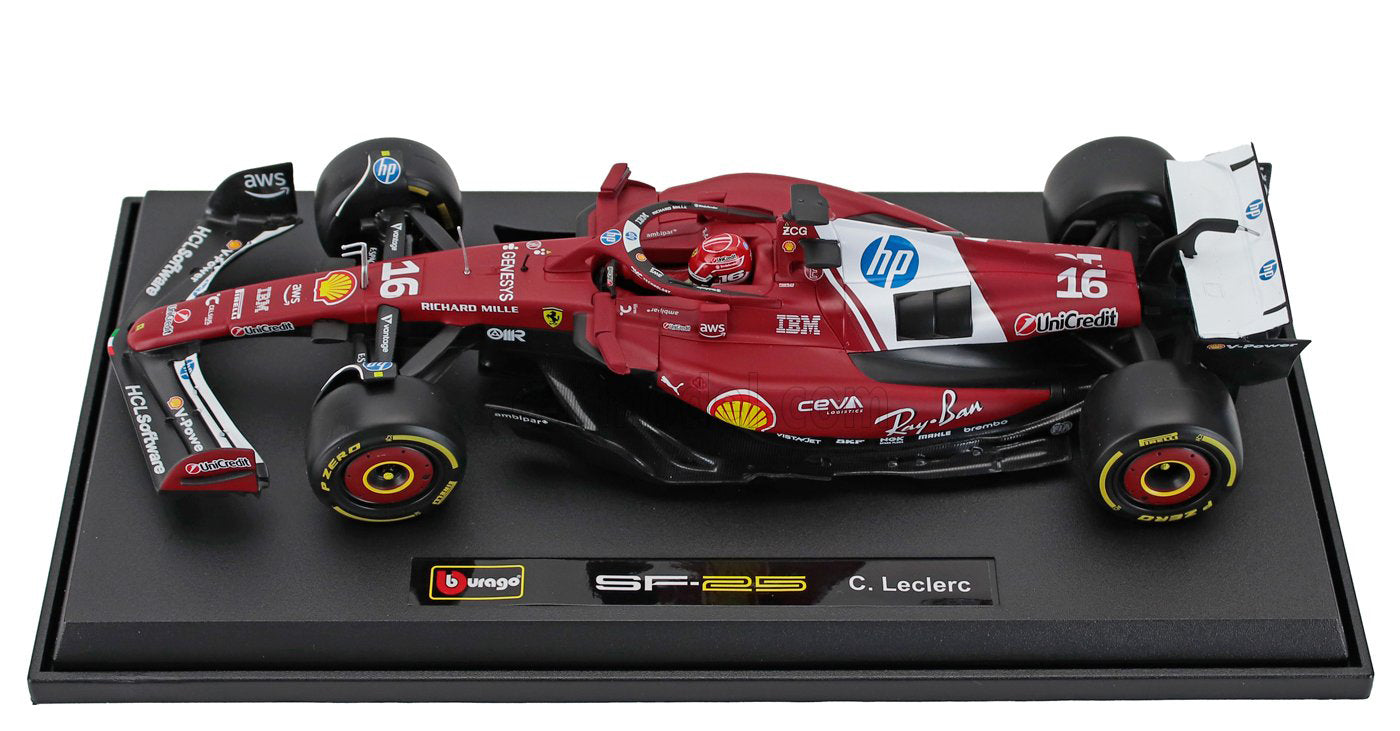 1:18th Scuderia Ferrari F1 SF-25 Charles LeClerc #16 Red