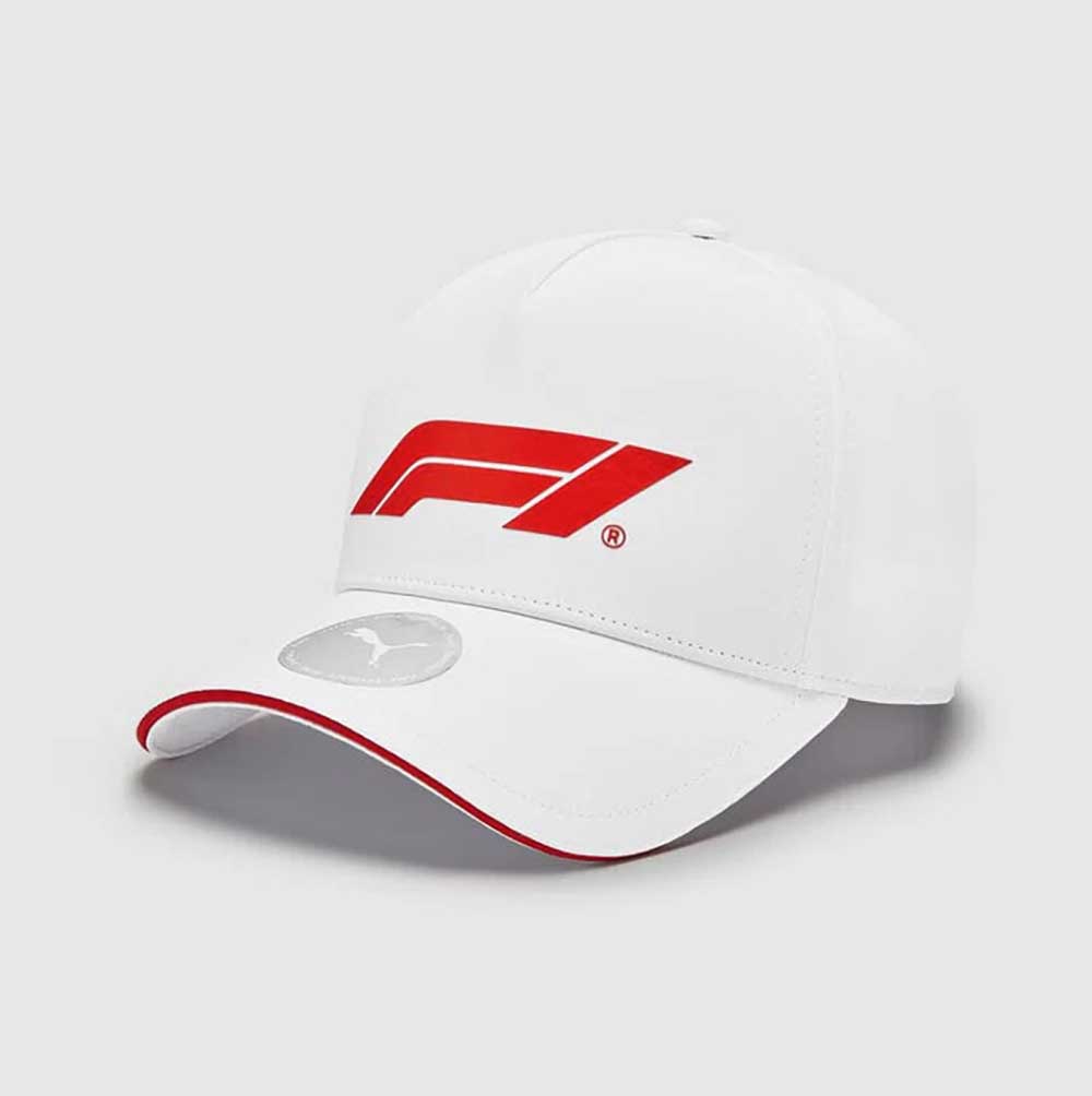 Puma Formula 1 Tech Collection Large Logo Hat White