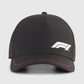 Formula 1 Teach Logo Hat Black
